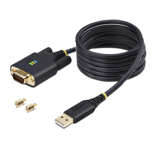USB to Serial Adapter Cable StarTech.com 6.6ft USB-A to DB9 RS232 ESD Protection - 1P6FFC-USB-SERIAL