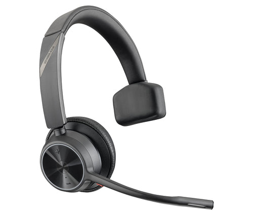 Headset HP Poly Voyager 4310 UC Wireless 20-20000 Hz Monaural Black - 77Y92AA