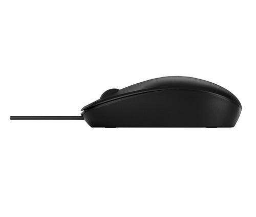 Wired Mouse HP 125 Optical USB Type-A Ambidextrous Black