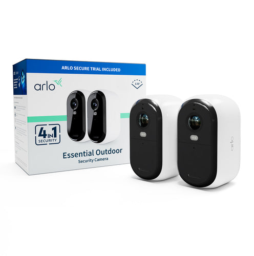 Arlo Essential 2 FHD Outdoor Camera 2pack W/2-Wall Mount Retail BDL
