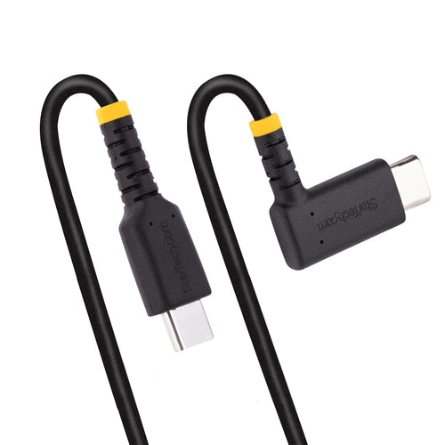 USB Cable StarTech.com R2CCR-2M 6.6ft USB-C 60W 3A PD Rugged Right-Angled - R2CCR-2M-USB-CABLE