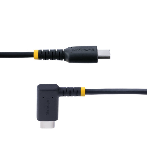 USB-C Cable StarTech.com R2CCR-30C Right Angle 60W 3A 1ft