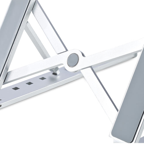 Laptop Stand StarTech.com LAPTOP-RISER-BAR Foldable Adjustable Ventilated Aluminum 22lb Capacity - LAPTOP-RISER-BAR