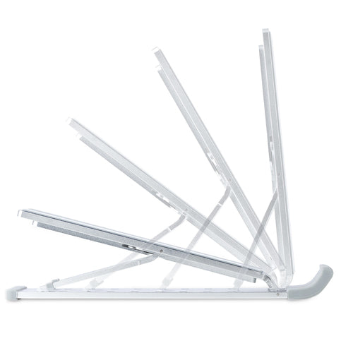 Laptop Stand StarTech.com LAPTOP-RISER-BAR Foldable Adjustable Ventilated Aluminum 22lb Capacity - LAPTOP-RISER-BAR