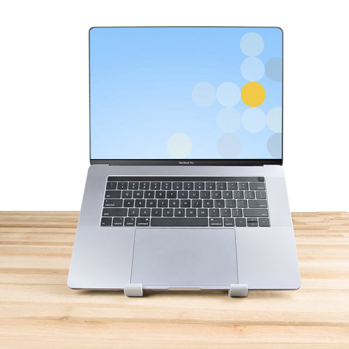 Laptop Stand StarTech.com LAPTOP-RISER-BAR Foldable Adjustable Ventilated Aluminum 22lb Capacity - LAPTOP-RISER-BAR