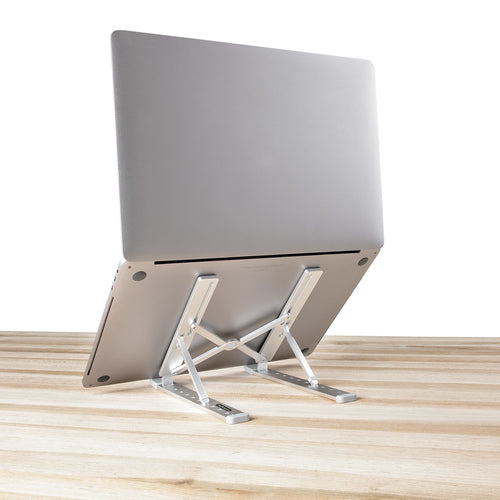 Laptop Stand StarTech.com LAPTOP-RISER-BAR Foldable Adjustable Ventilated Aluminum 22lb Capacity - LAPTOP-RISER-BAR