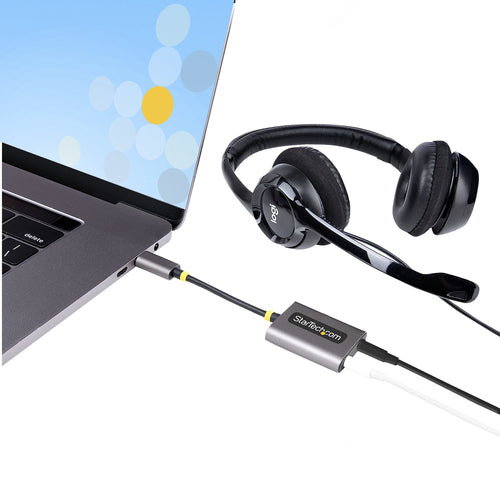 Audio Splitter StarTech.com USB-C Headphone Splitter 2x 3.5mm DAC - USBC-AUDIO-SPLITTER