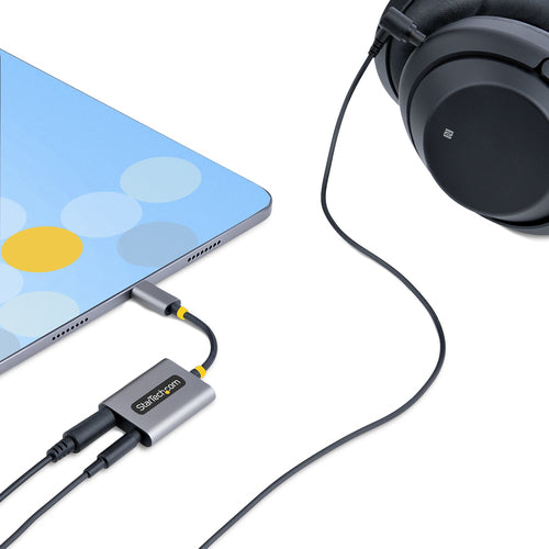 Audio Splitter StarTech.com USB-C Headphone Splitter 2x 3.5mm DAC - USBC-AUDIO-SPLITTER