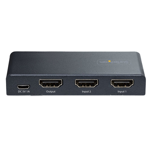 2-Port HDMI Switch 8K StarTech.com Metal 5m Black
