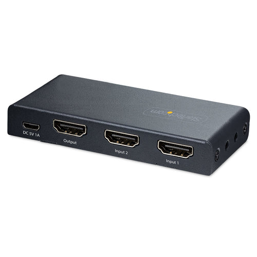 2-Port HDMI Switch 8K StarTech.com Metal 5m Black
