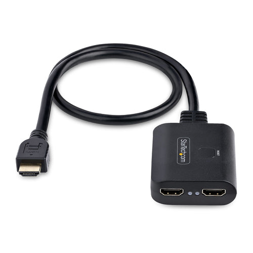 HDMI Splitter StarTech.com 2-Port 4K 60Hz HDMI 1 In 2 Out - HDMI-SPLITTER-4K60UP
