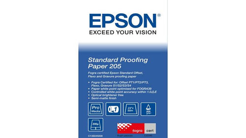 Epson Standard Proofing Paper, 24" x 50m, 205g/m2 large format media
