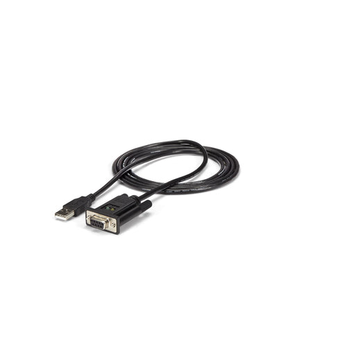 Serial Adapter StarTech 6ft USB to RS232 1-Port DB9 Null Modem USB 2.0 - ICUSB232FTN