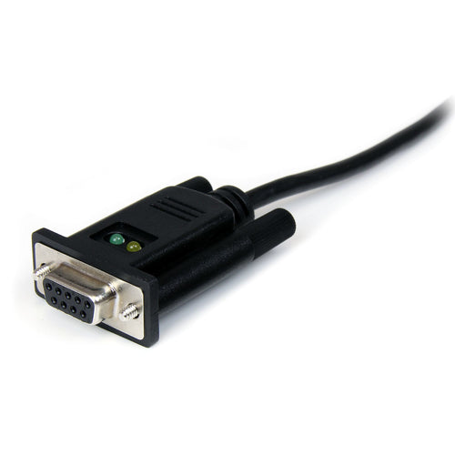 Serial Adapter StarTech 6ft USB to RS232 1-Port DB9 Null Modem USB 2.0 - ICUSB232FTN