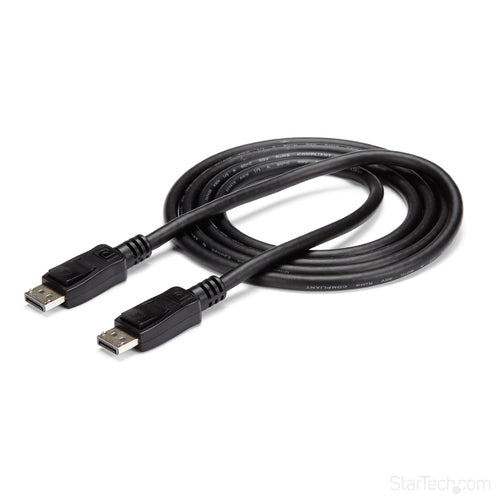 DisplayPort Cable StarTech.com DISPLPORT6L 6ft 4K VESA Certified Male to Male - DISPLPORT6L
