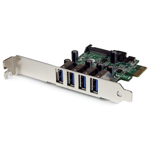 PCI Express USB 3.0 Controller Card StarTech PEXUSB3S4V 4-Port UASP 5 Gbit/s