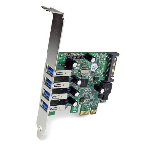 PCI Express USB 3.0 Controller Card StarTech PEXUSB3S4V 4-Port UASP 5 Gbit/s