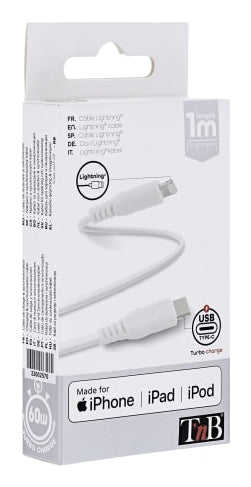 T'nB CBLTC01WH lightning cable