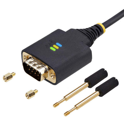 USB to Serial Adapter Cable StarTech.com 6.6ft USB-A to DB9 RS232 ESD Protection - 1P6FFC-USB-SERIAL