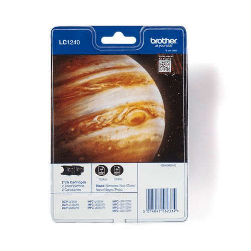 Brother LC-1240BKBP2 ink cartridge