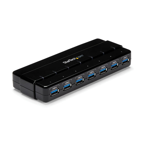 USB Hub StarTech 7-Port USB 3.0 5Gbps Black Plastic Desktop