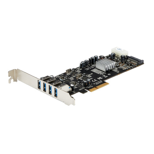 USB PCIe Card StarTech.com PEXUSB3S44V 4 Port 5Gbps Channels UASP - PEXUSB3S44V