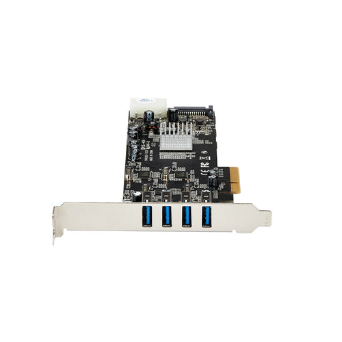 USB PCIe Card StarTech.com PEXUSB3S44V 4 Port 5Gbps Channels UASP - PEXUSB3S44V