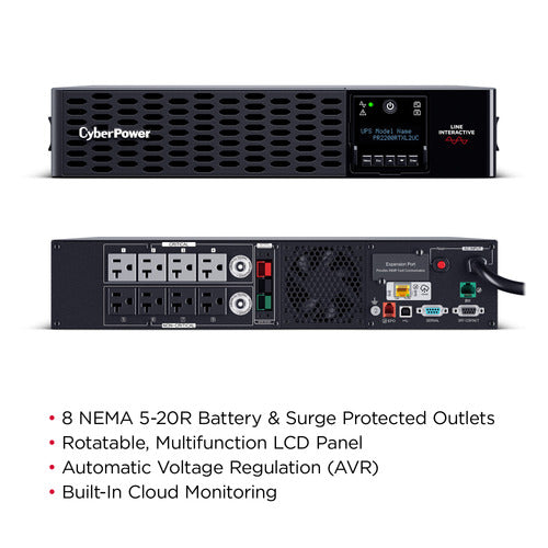 CyberPower PR2000RTXL2UC uninterruptible power supply (UPS)