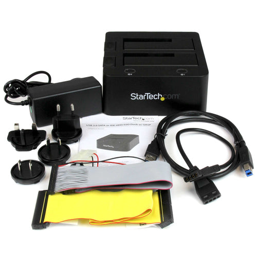 StarTech.com UNIDOCKU33 Dual-Bay USB 3.0 Hard Drive Docking Station