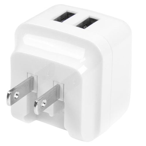 Mobile Device Charger StarTech.com USB2PACWH 17W Dual USB 3.4A