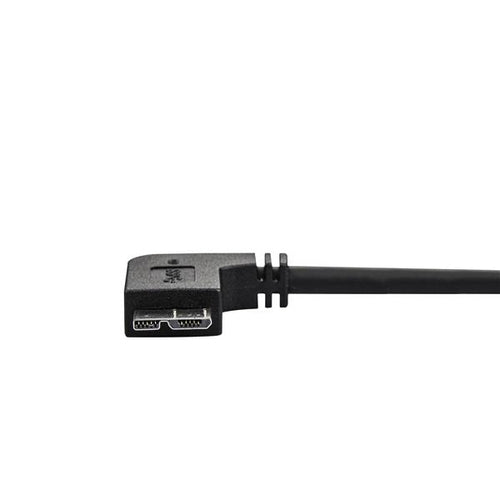 USB Cable StarTech.com USB3AU50CMRS 0.5m USB 3.2 Right-Angle Micro-USB B