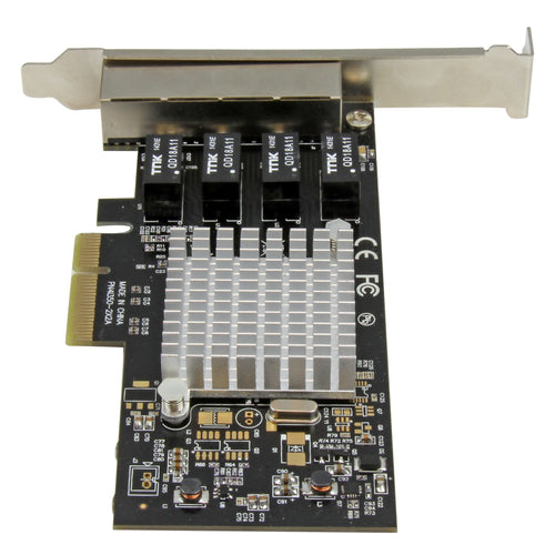 Network Card StarTech.com 4-Port Gigabit PCI Express 2000 Mbit/s Internal Wired