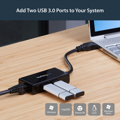 USB to Ethernet Adapter StarTech.com USB31000S2H 5000 Mbit/s USB 3.0 Compact
