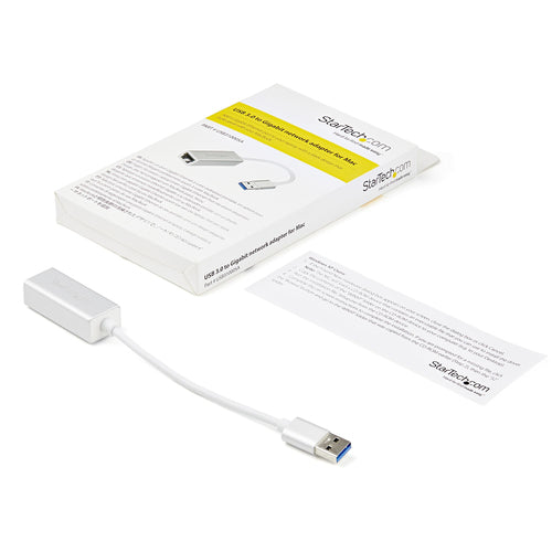 Network Adapter StarTech.com USB 3.0 Gigabit Wired 2000 Mbit/s Silver