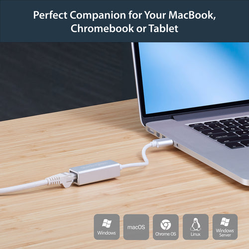 Network Adapter StarTech.com USB 3.0 Gigabit Wired 2000 Mbit/s Silver