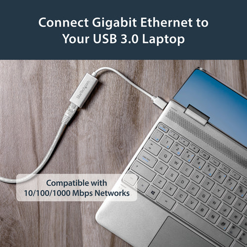 Network Adapter StarTech.com USB 3.0 Gigabit Wired 2000 Mbit/s Silver