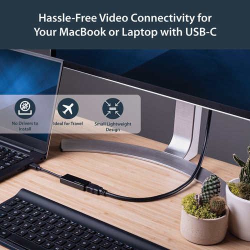 USB Graphics Adapter StarTech.com CDP2HD 4K HDMI USB-C Black