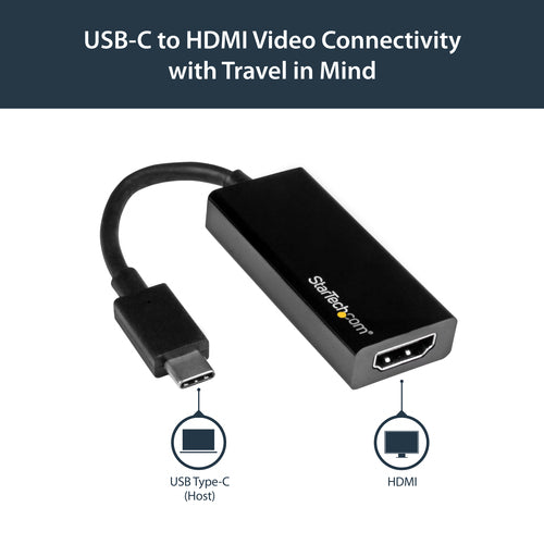 USB Graphics Adapter StarTech.com CDP2HD 4K HDMI USB-C Black
