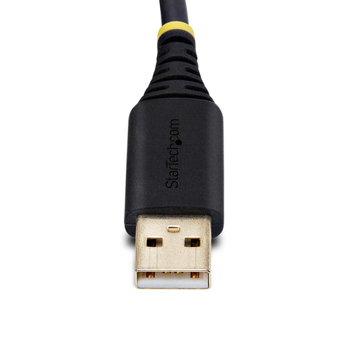 Serial Adapter Cable StarTech.com 6.6ft USB-A to DB9 FTDI Null Modem - 1P6FFCN-USB-SERIAL
