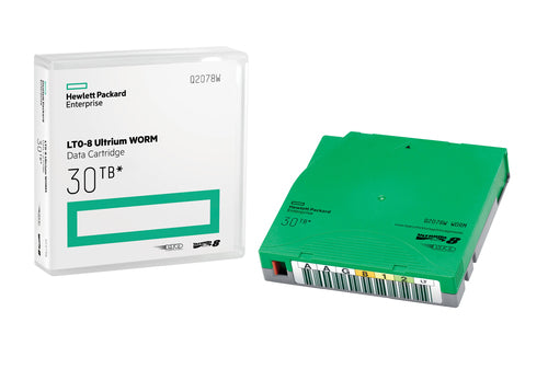 Data Cartridge HPE LTO-8 30TB WORM LTO 30TB 30-Year - Q2078W