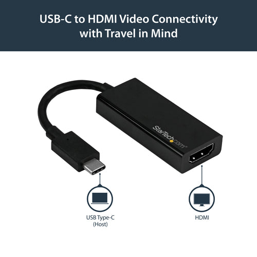 USB Graphics Adapter StarTech.com CDP2HD4K60 4K UHD 60Hz USB-C