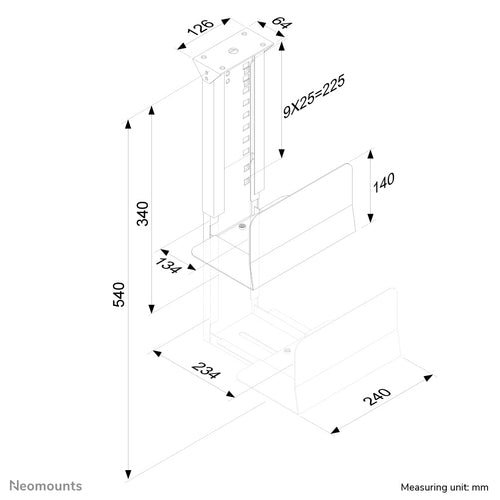 Neomounts CPU-D200SILVER CPU holder