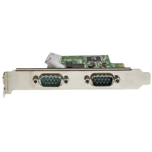 Serial Card StarTech.com PEX2S1050 2-Port PCIe RS-232 Full-height Low-profile - PEX2S1050