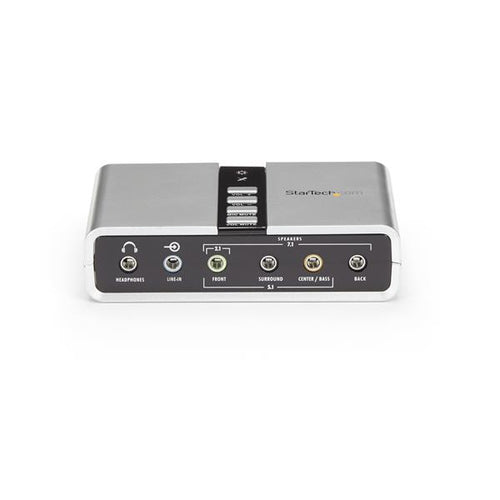 USB Audio Adapter StarTech.com ICUSBAUDIO7D 7.1 SPDIF Digital Audio 16 Bit - ICUSBAUDIO7D