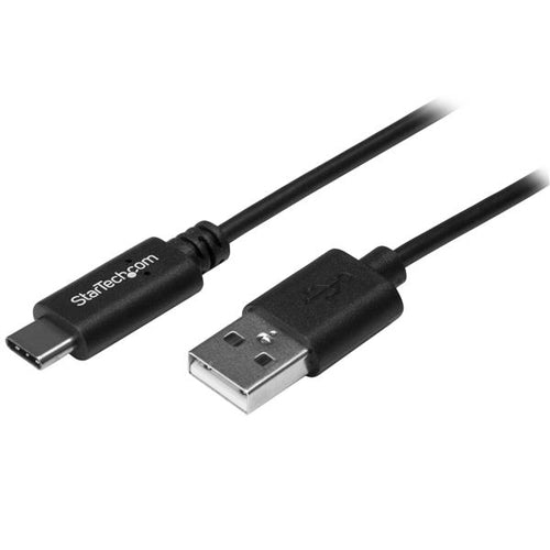 USB Cable StarTech USB-C to USB-A 0.5m Male/Male USB 2.0 Black