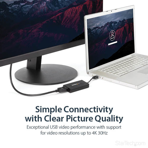 USB Graphics Adapter StarTech.com USB32DP4K 4K 30Hz USB 3.0 Type-A DisplayPort - USB32DP4K