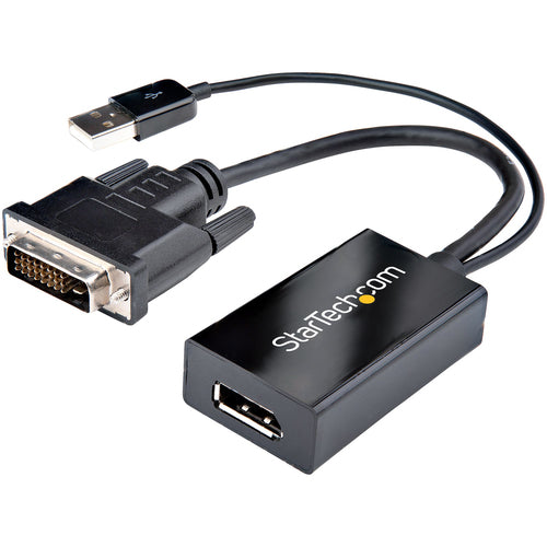 DVI to DisplayPort Adapter StarTech.com DVI2DP2 USB Power 1920x1200 - DVI2DP2