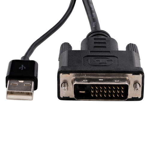 DVI to DisplayPort Adapter StarTech.com DVI2DP2 USB Power 1920x1200 - DVI2DP2