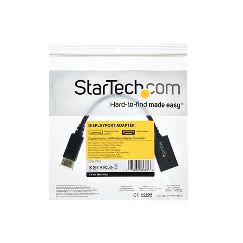 Video Cable Adapter StarTech.com DP2HDMI2 DisplayPort to HDMI 1080p