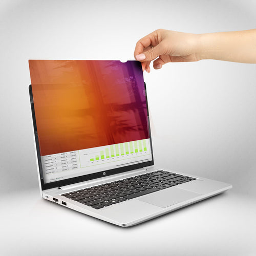 14 Inch Laptop Privacy Screen Filter Reversible Gold Anti-Glare